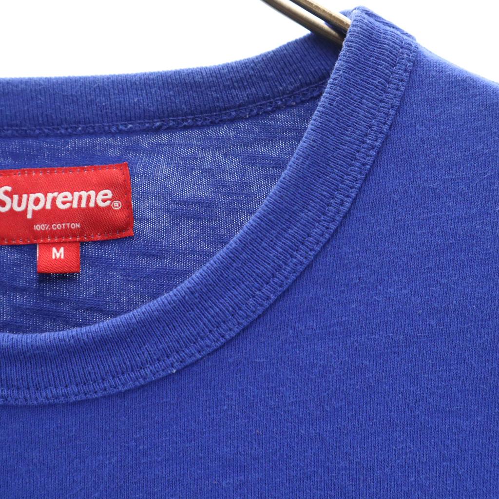 Supreme Short sleeve T-shirt M blue Men's Used