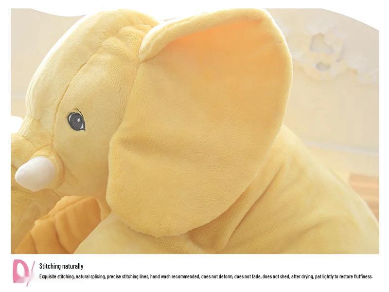 Elephant Plush Toy - Soothing Sleep Companion Doll for Babies