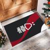 Tappeto in Velluto di Cristallo con Stampa Calcio Nottingham Forest, Comodo Assorbente d'Acqua Antiscivolo Tappeto per Pavimenti Interni