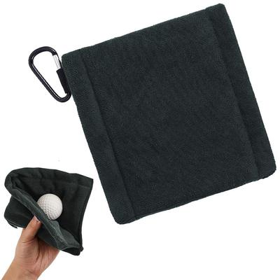Prosop de curățare mingi de golf Prosop din microfibră cu carabină pentru golf