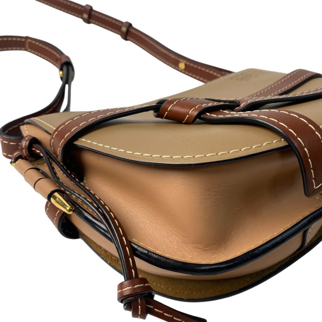 Used LOEWEShoulder Bag Brown Leather Women