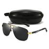 Polarized Sunglasses Men'S Intelligent Color-Changing Day And Night Dual-Beam Retro Driving Glasses Fishing Tide