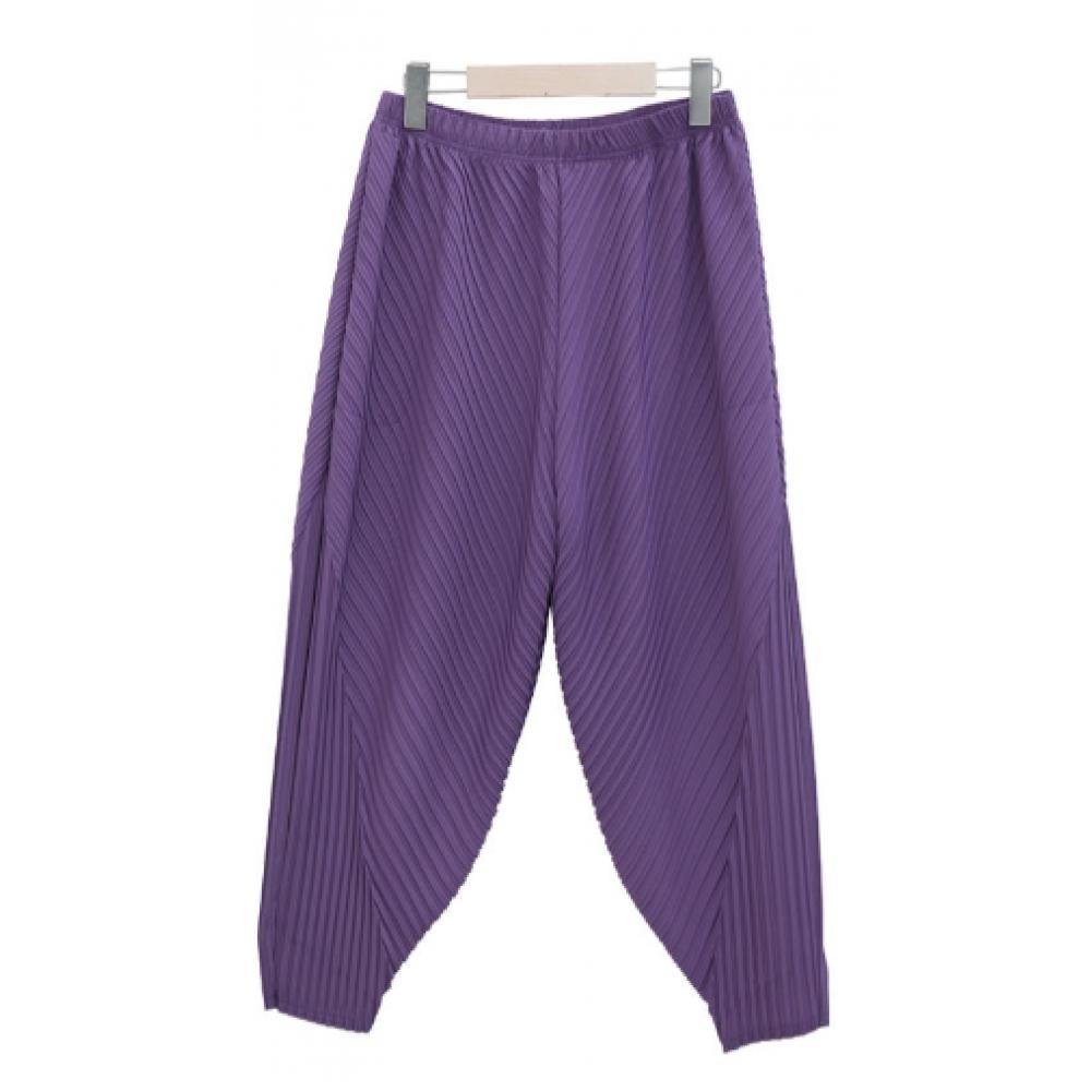 Shiz Madam Women S aSymmetrical pleatS Baggy pantS P92036