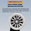 El Tipi X50 Jet Fan 1300g Yüksek İtişli Şiddetli Fan 50mm Fırçasız Motor Kanallı Turbofan Yüksek Güç