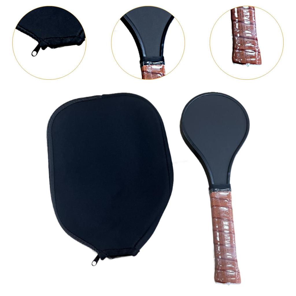 Carbon Fiber Pickleball Sweet Spot Paddle with Nonslip Grip Mini Paddle Head