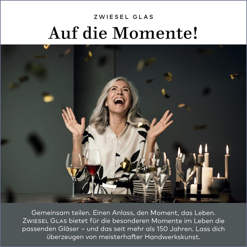 Zwiesel Vivid Sense Wine Glasses for Red and White Wines, 710ml, 122428 (Set of 2)