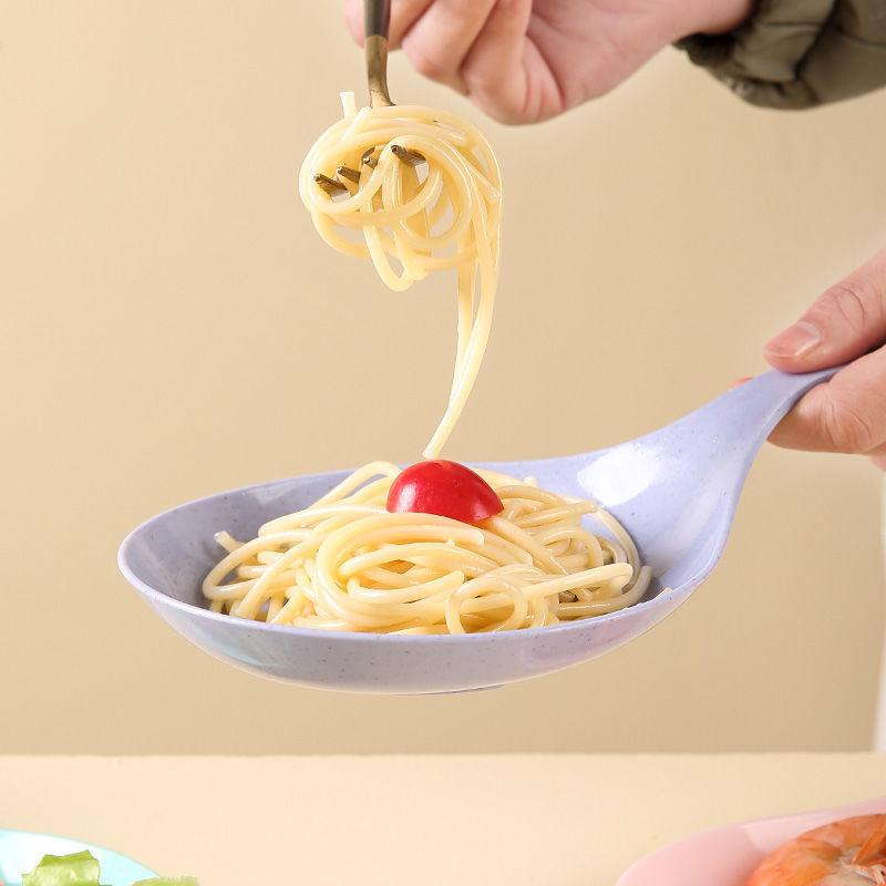 Farfurie Lingură Mare Cu Mâner Farfurioară Sos Cu Mânere Lingură Servire Stil Coreean Farfurii Degustare Linguri Desert Friptură