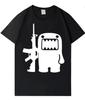 Domo Kun Zabawne Koszulki Meme Unisex Unisex Lato Klasyczna Bawełniana Codzienna Koszulka Krótki Rękaw Oversize Koszulka Top Streetwear