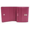 Bi-fold Box Wallet Labyrinth Purse 35-3056 Dark Pink