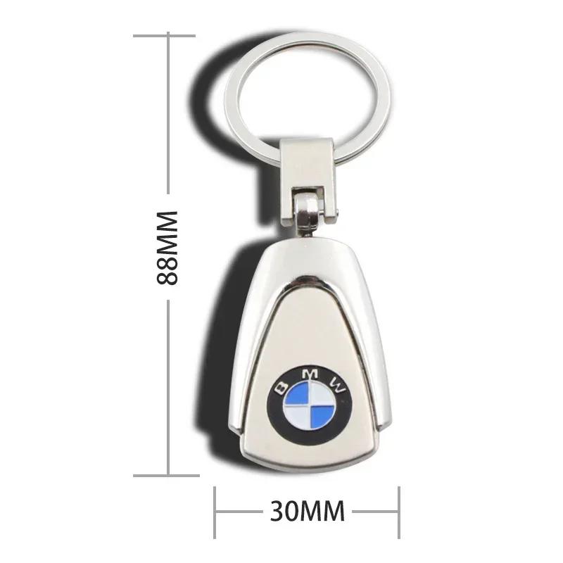 For BMW 1pcs metal key chain key ring car badge keychain For Bmw x1 x3 x5 x6 z4 f10 f20 f30 e36 e39 e46 e60 e90 Car accessories