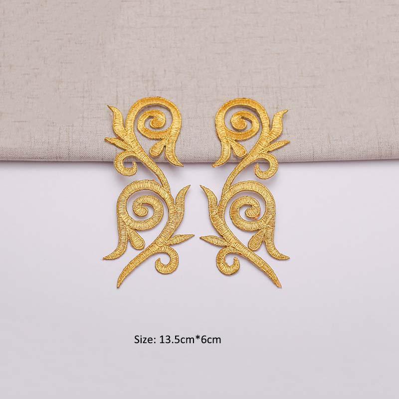 Diy Garment Decorative Hotfix Accessories Patch Sticker Embroidery Costume Dress Bag Hat Edge Embellished Iron-on Applique Patch