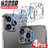 4Pcs Camera Lens Protector Glass For iPhone 16 13 12 11 14 15 Pro Max Camera Protective Glass Film For IPhone 13 Mini 15 16 Plus