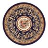 European-Style Round Rug Ideal for living rooms, dining areas, and office chairs Non-slip decorative floor mat
