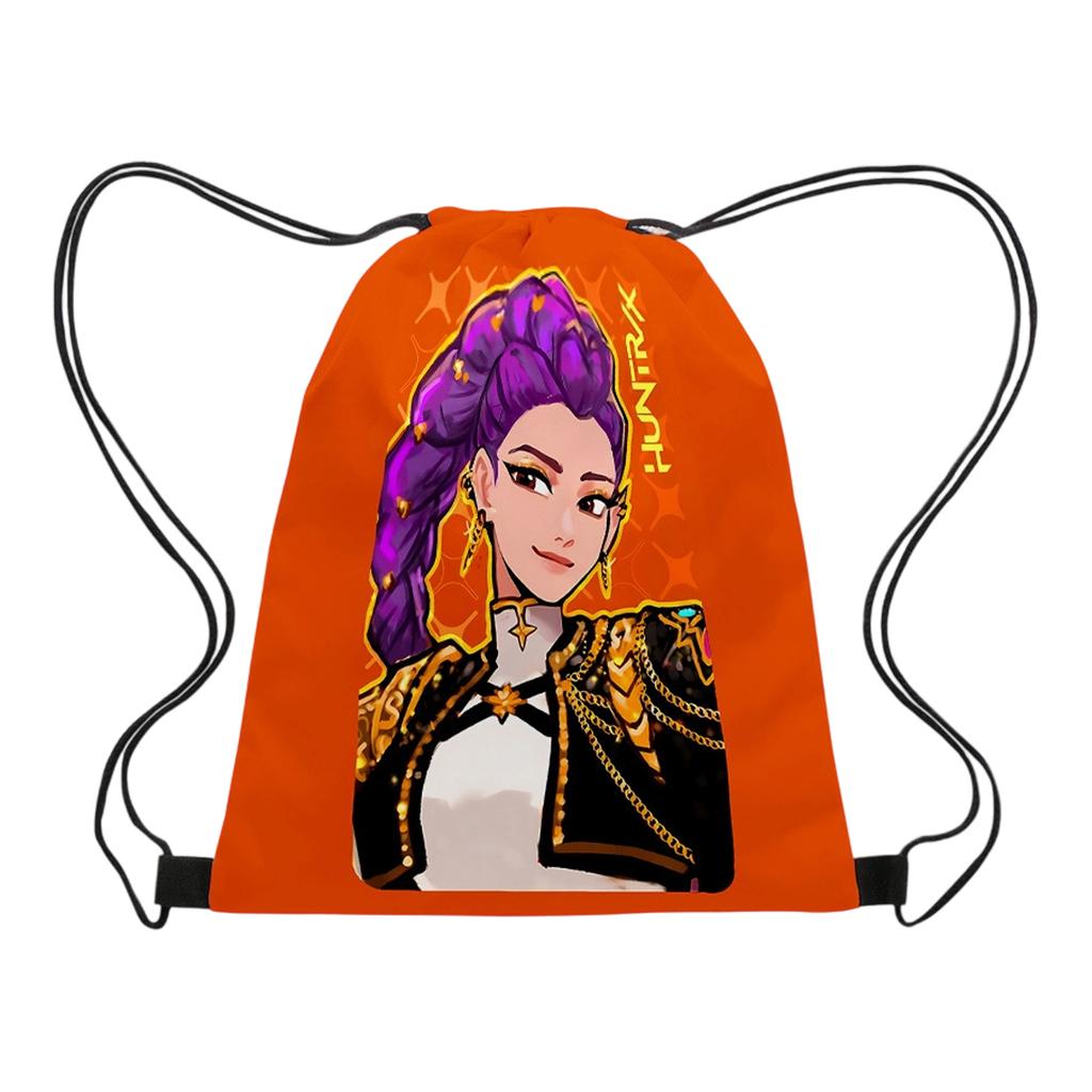 Printed Drawstring Pocket, Portable Drawstring Bag, Water-resistant