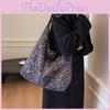 Fashionable Retro Leopard Print Pattern Womens Casual Tote Bag For Commuting