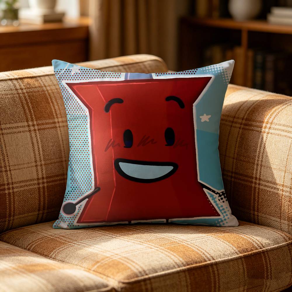 BBattle for Dream IIsland BFDI Pillow Case Cushion Cover Throw Pillow Case For Car Sofa