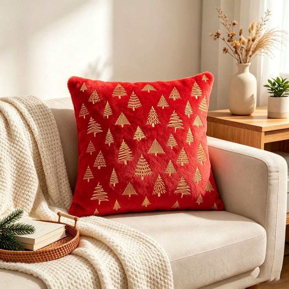 Plush Cushion Cover Soft Throw Pillow Home Decor Pillow Cover Sofa
