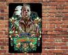Michael Myers Sign Aluminum Metal X Halloween Horror Movie Scary WelcomeAluminum