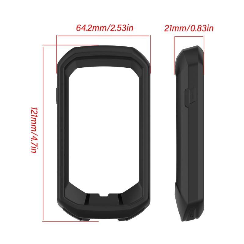 Shockproof Half Shell And Protective Film Fit for 1050 Bike Navigation Unit Cycling Computer Water Resistant Accessories