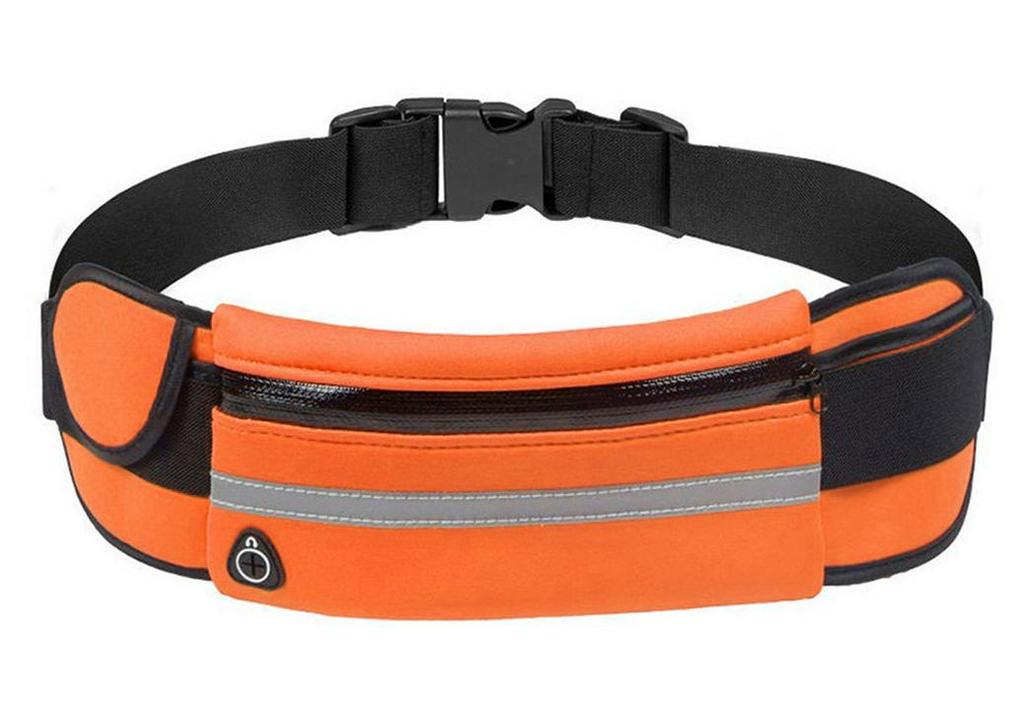 Unisex Waterproof Fitness Waist Bag for Running and Cycling with Phone and Water Bottle Storage