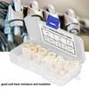 140pcs M2CelsiusM2.5CelsiusM3CelsiusM4CelsiusM5CelsiusM6CelsiusM8CelsiusM10 Thread Nylon Plastic Hex Hexagonal Nuts (Black)