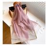 Plaid silk wool scarf women hijab for ladies pashmina shawls and wraps New Foulard Bandana Bufanda Blanket Scarves