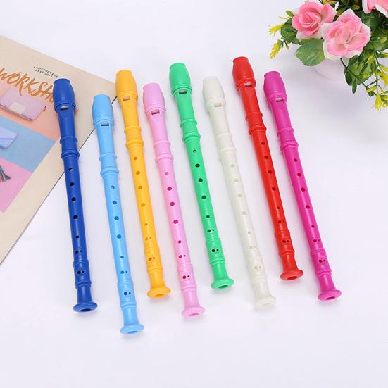 Soprano Recorder Instrument for Beginners Kids School Student Fingering 8 Hole Flute Professional Musical Instrument Cleaning Rod & Fingering