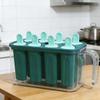 8-hole Pop-sicle Making Mold Tray Reusable Ice Pop Mold DIY Ice Cream Container Easy-Release Freezer Tray For Freezing Desserts