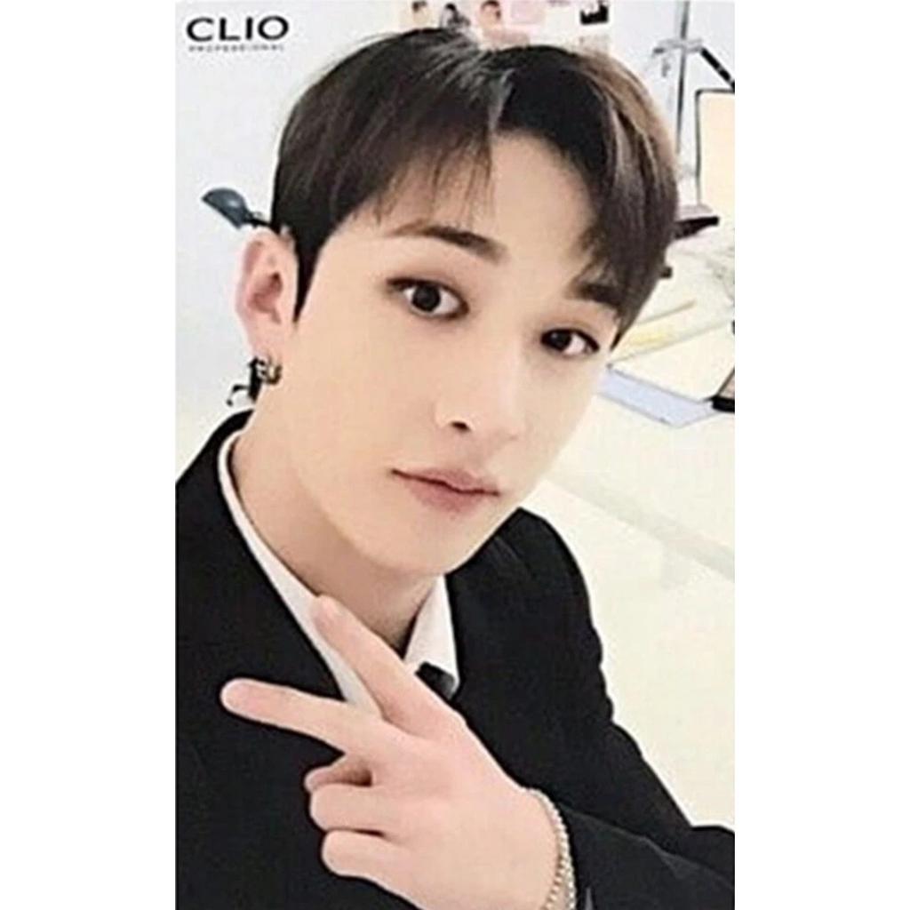 Stray Kids X CLIO OFFIZIELLE FOTO-KARTE SPICY MILD OFFICE Version.