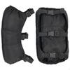 Leg Warmer, Windproof Thermal Knee Protector, Winter Riding Gear 38cm Black Blue