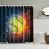 African Shower Curtain Different Types of Africa American Women Beauty Sexy Prints Fabric Polyester Bathroom Curtains with Hooks