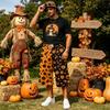 Men's Loose Fit Casual Shorts with Large Pockets Halloween Print