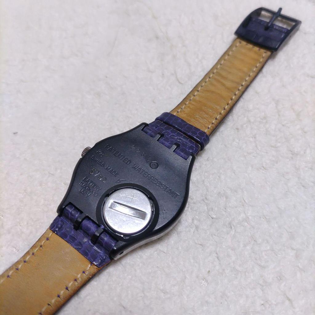 Used [Rare item] Rare metal case Swatch Alexander GX123