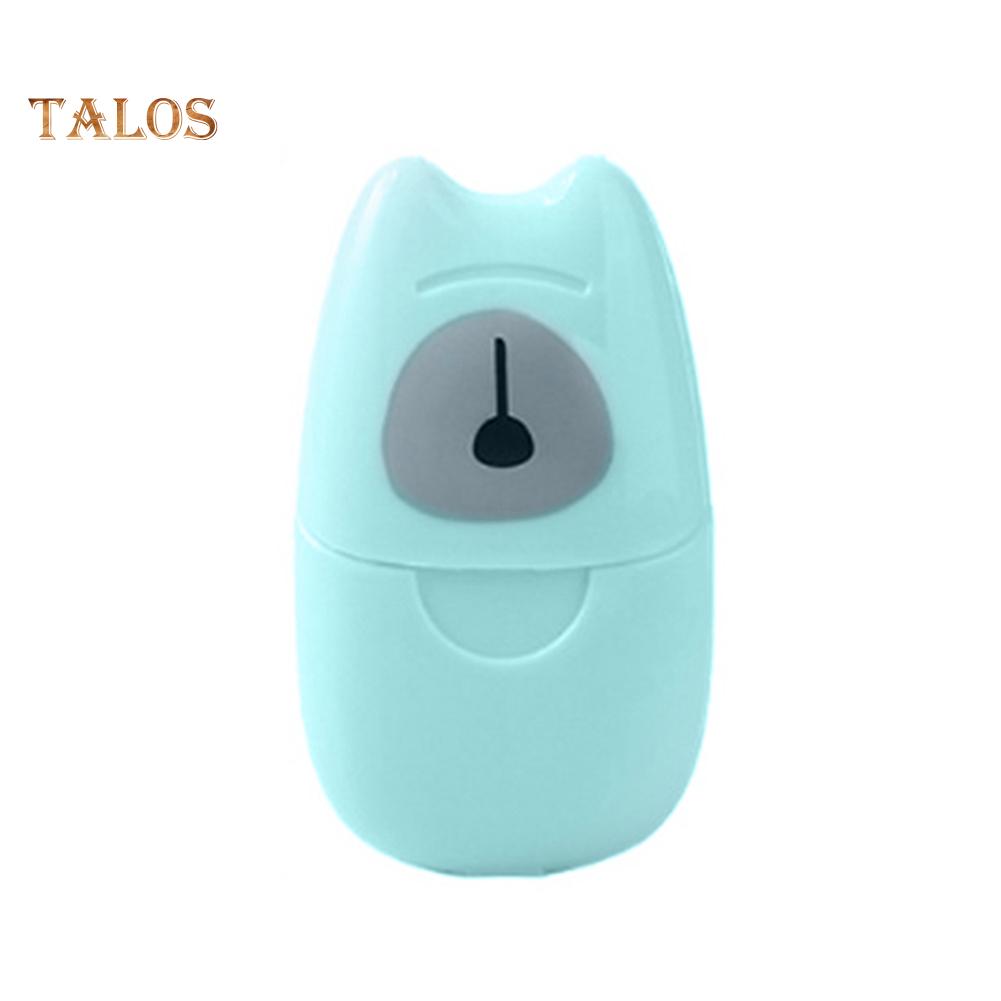 50Pcs Disposable Boxed Soap Paper Portable Travel Hand Washing Scented Sheets