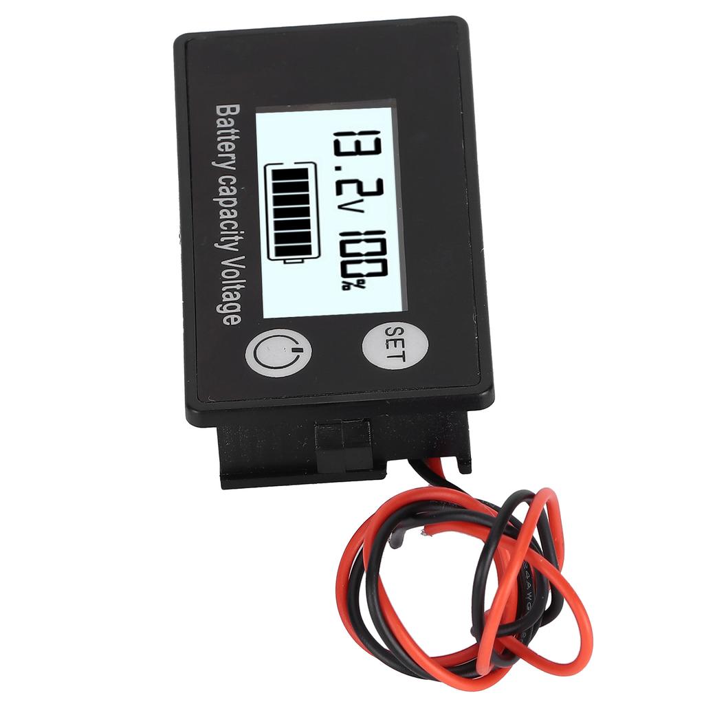 JX6133 LCD   Voltage Meter Waterproof Battery Capacity  Voltage Monitor  8100V