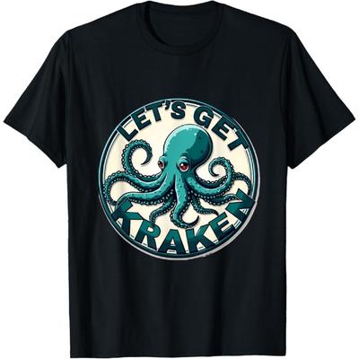 Let's Get Kraken Nautical Sea Octopus T-Shirt