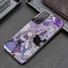Genshin Impact For Samsung Galaxy S22 S21 S20 FE Ultra Pro Lite S10 5G S10E S9 S8 S7 S6 Edge Plus Black Phone Case