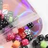 Sturdy and Resealable Thicken Plastic Pouches; 50pcs Laser Color Holographic Jewelry Bags