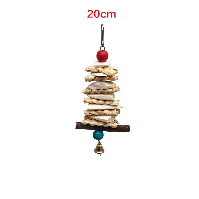 Parrot Toys, Biting Supplies, Bird Toys, Cuttlefish Bone Biting Strings, Straw Weaving Corn Husk Toys, Apple Branch Biting