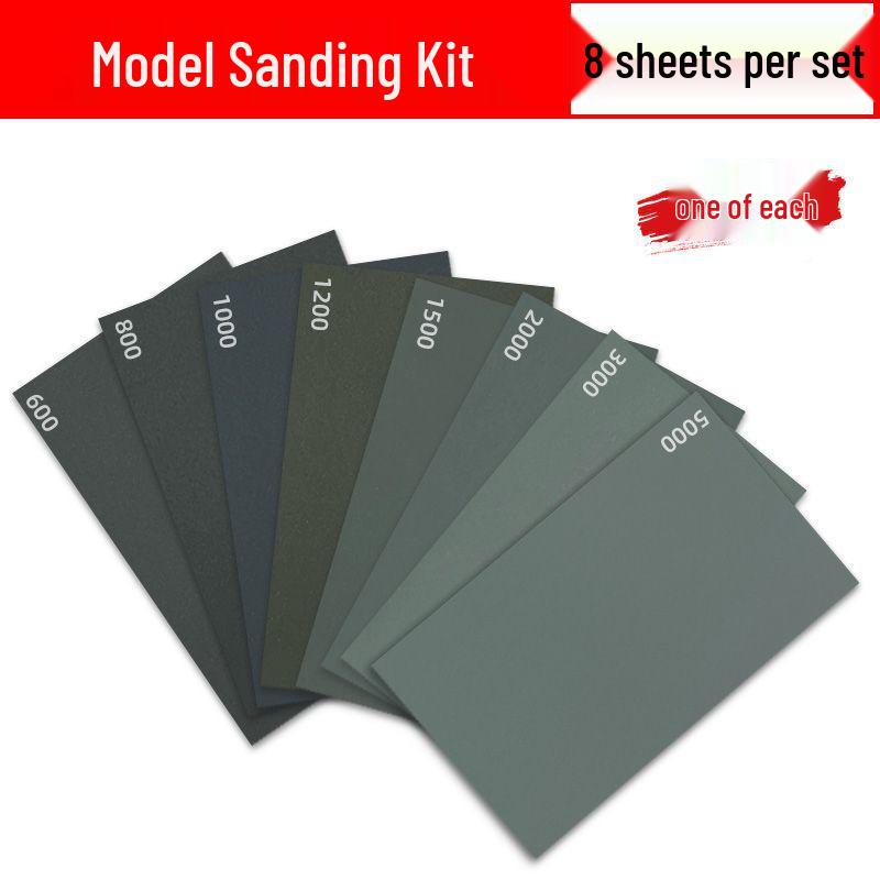 Multipurpose Wet Sandpaper Set for Polishing: Car, Jade, Amber, Wood, Metal, Wall, Billiard Cues