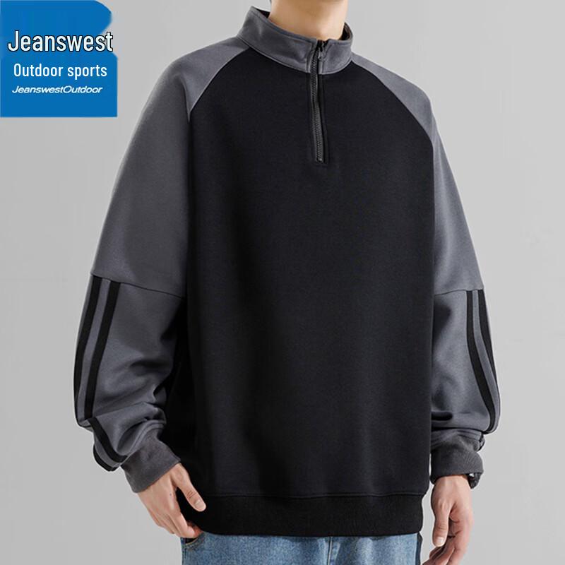 

Jeanswest Men s Half-Zip Casual Sports Sweatshirt 3XL