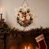 Handmade Christmas Tree Decor Faux Pearl Painting Suncatcher Kit, Acrylic Snowflake Shaped Board with Lace Relaxing Holiday Activity Edge, 3D Gemstone