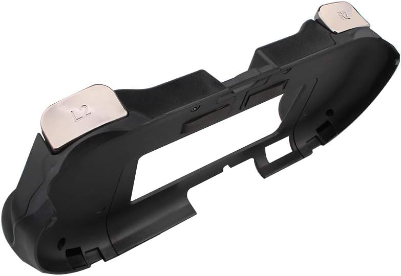 YOIQI Hand Grip Handle Joypad Protective Case with L2 R2 Trigger Button Grip Holder for PS Vita 2000 PSV 2000 PS (Black)