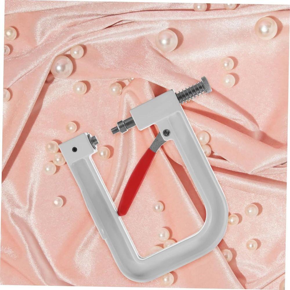DIY Crafts Beads Rivet Fixing Machine 4-10mm Pearls Hand Press Pearl Setting Tools  Hats Shoes