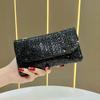 Crossborder Womens Chain Bag With Diamond Embellishments For Evening Outfits