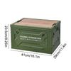 Outdoor camping folding storage box, dual-purpose box for table and storage, camping supplies storage box,