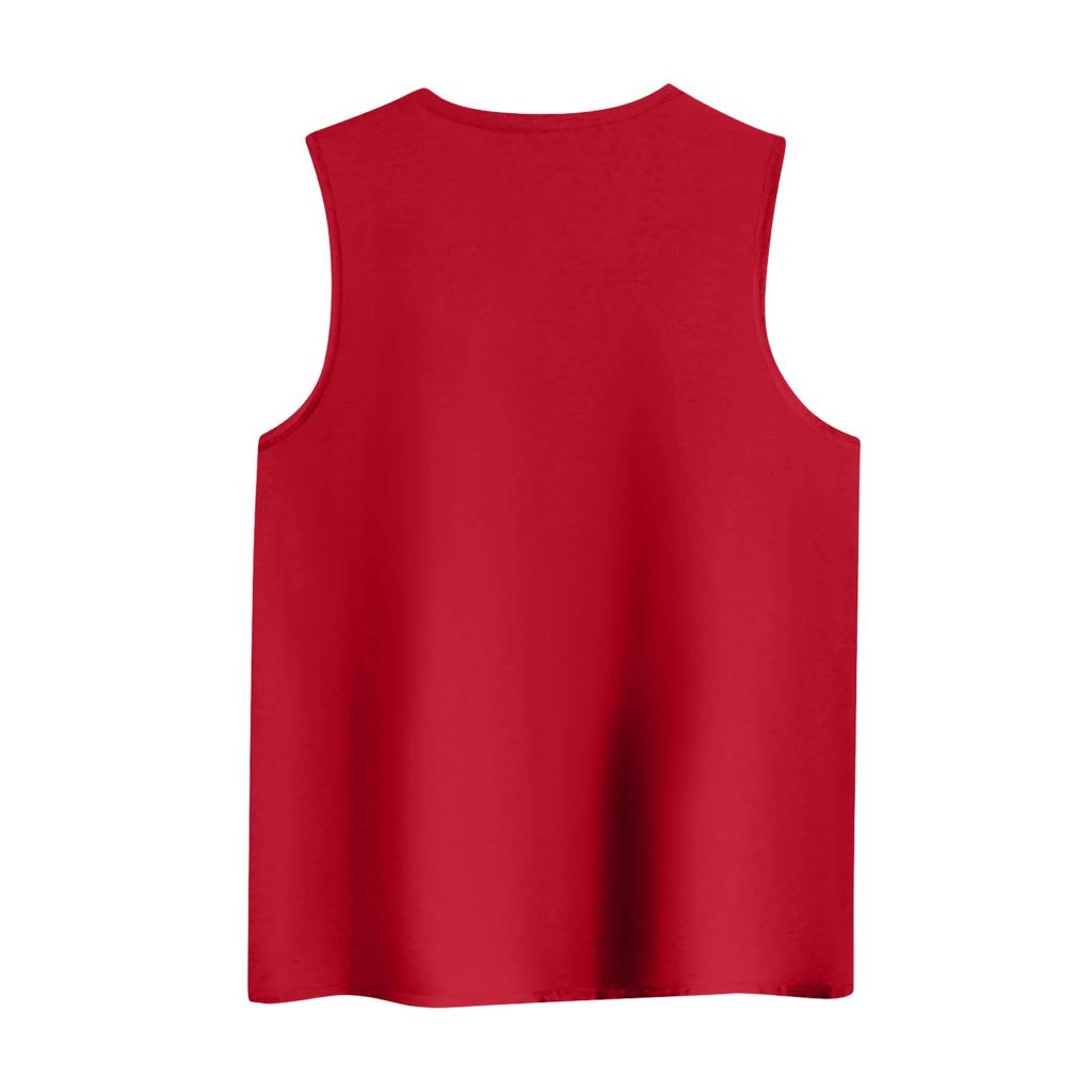 Women's Solid Color Padded Summer Vest With Shoulder Slim Fit Bottoming Sleeveless Vest