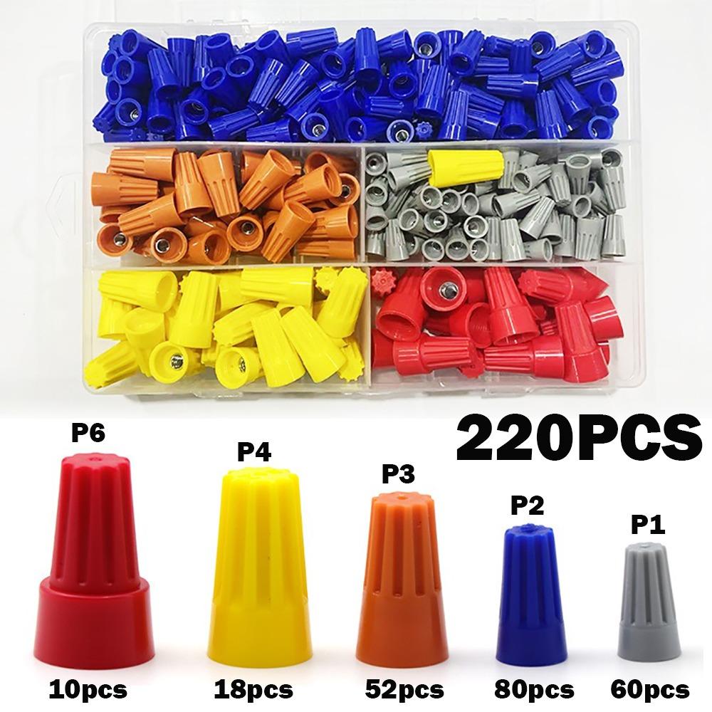 Insulated Wire Caps Colorful Twist Caps Nuts Twist Terminal Electrical Insulated Crimp  Electrical