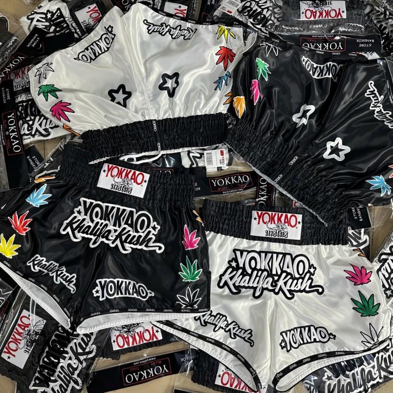 YOKKAO X Khalifa Kush Limitierte Edition Muay Thai Shorts Boxen MMA Kickboxen Training Wettkampf