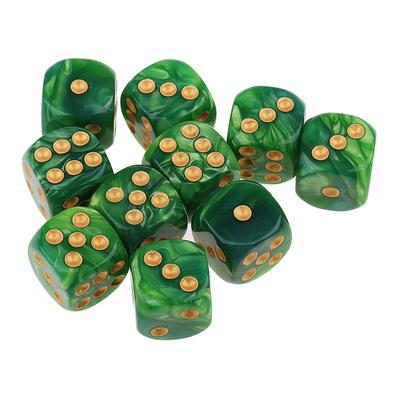 10x Set D6 Six-sided for DND Bar Dancing Party Drinking Supplies
